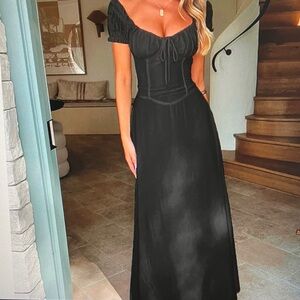Elegant Black Maxi Dress